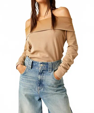 Free People Not The Same Tee In Iced Coffee In Brown