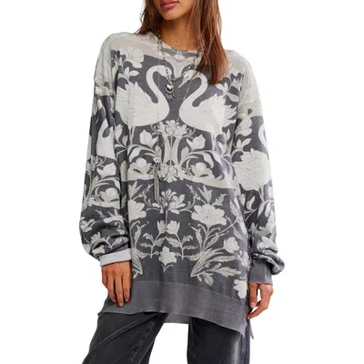 Free People Nouvelle Oversize Sweater In Black
