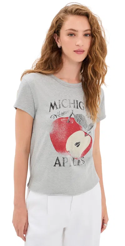 Free People Nova Organic Cotton Blend Graphic T-shirt In Red