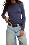 Free People Nova Long Sleeve T-shirt In Blue