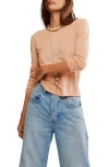 Free People Nova Long Sleeve T-shirt In Neutral