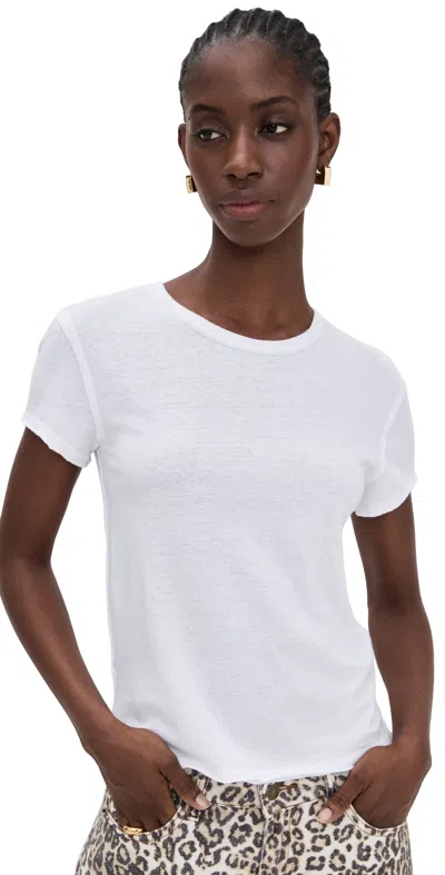 Free People Nova Tee Ivory In White