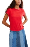 Free People Nova T-shirt In Red