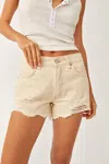 Free People Now Or Never Ripped Denim Cutoff Shorts