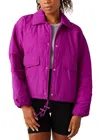 Free People Off The Bleachers Coaches Jacket In Multi