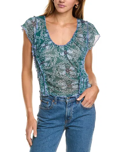 Free People Oh My Baby T-shirt In Green