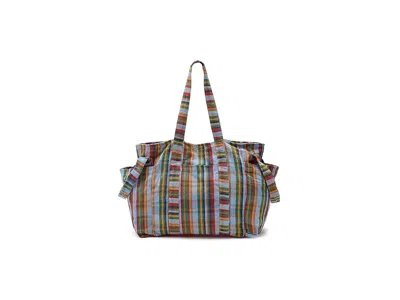 Free People Oksana Large Printed Cotton Tote Bag In Multi