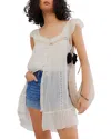 Free People Olivia Gauze Babydoll Dress In Ivory