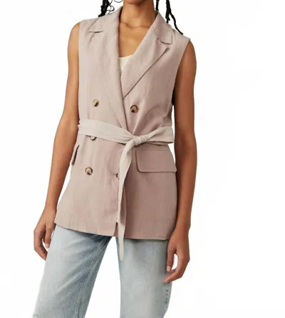 Free People Olivia Vest In Ethereal