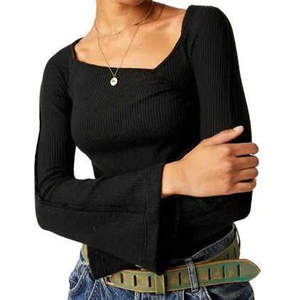 Free People On A Cloud Bodysuit In Black