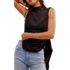 Free People On Air Semisheer Tank In Black
