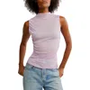 Free People On Air Semisheer Tank In Blush Lilac