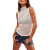 Free People On Air Semisheer Tank In Ivory