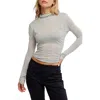 Free People On Air Sheer Sweater In Moonrock