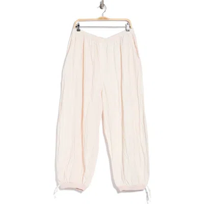 Free People On It High Waist Crop Joggers In Neutral