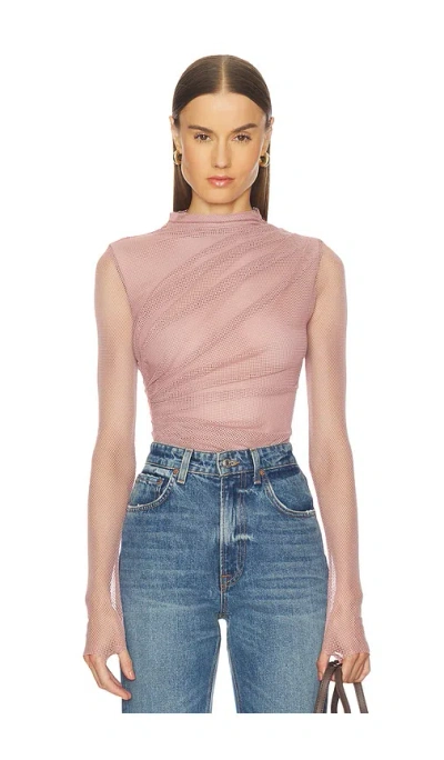 Free People On My Way Bodysuit In Pink