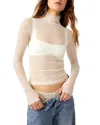 Free People On The Dot Layering Top In Love Dove