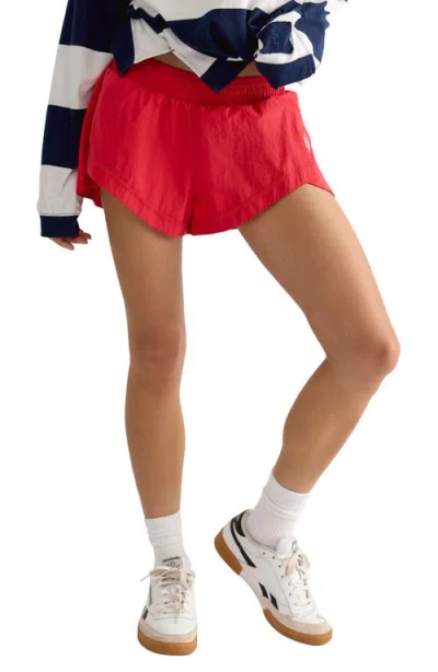 Free People On The Go Performance Shorts In Red