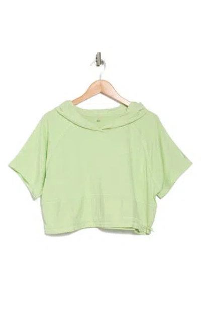 Free People On The Move Hoodie In Light Green