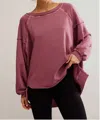 Free People One To Beat Sweatshirt In Clove