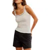 Shop Free People Only You Lace Trim Tank In Ivory