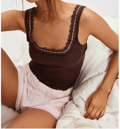 Free People Only You Tank In French Roast