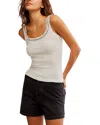 Free People Only You Lace Trim Tank In Ivory