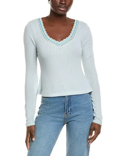 Free People Only You Top In Blue