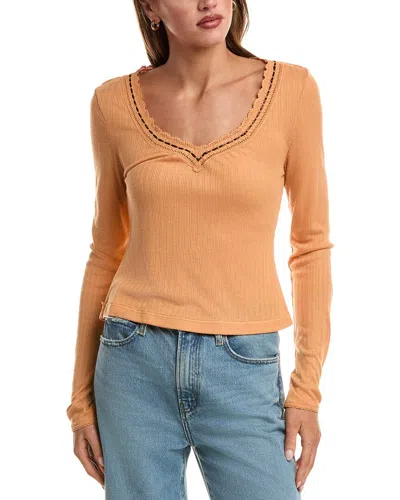 Free People Only You Top In Orange
