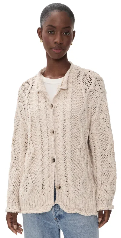 Free People Opal Cardi Tea In Neutral