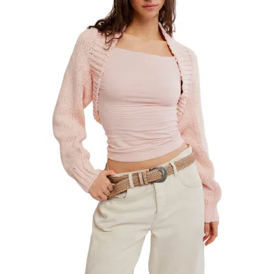 Free People Opal Shrug In Pink