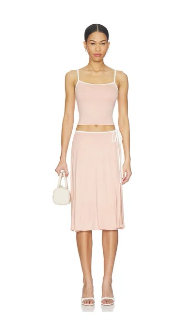 Free People Opal Skirt Set In Pink