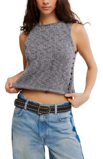 Free People Opal Sweater Tank In Gray