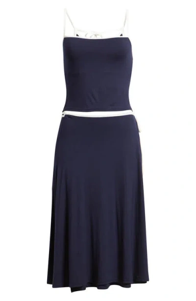 Free People Opal Tank & Skirt Set In Black