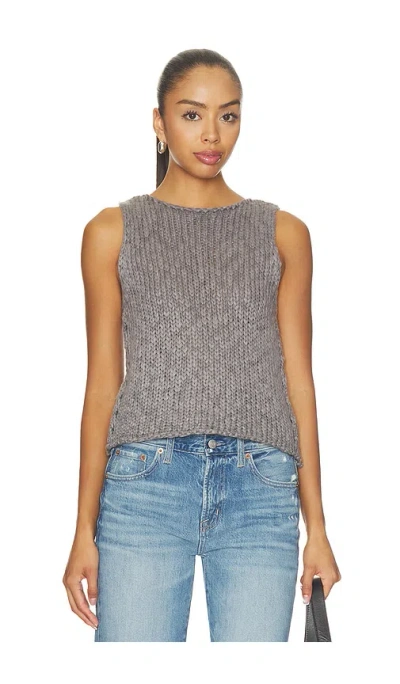 Free People Opal Tank In Gray