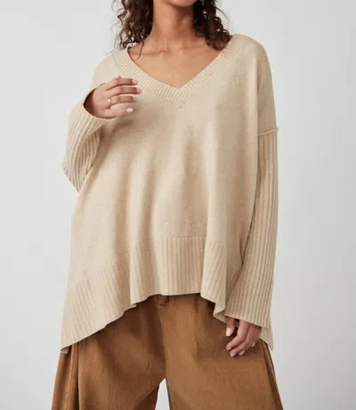 Free People Orion A Line Tunic In Almond In Beige