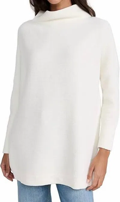 Free People Ottoman Slouchy Tunic Sweater In White