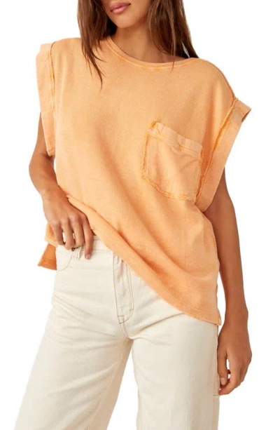 Free People Our Time Oversize T-shirt In Melo Pearl