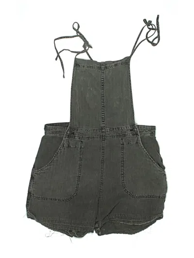 Pre-owned Free People Overall Shorts In Gray