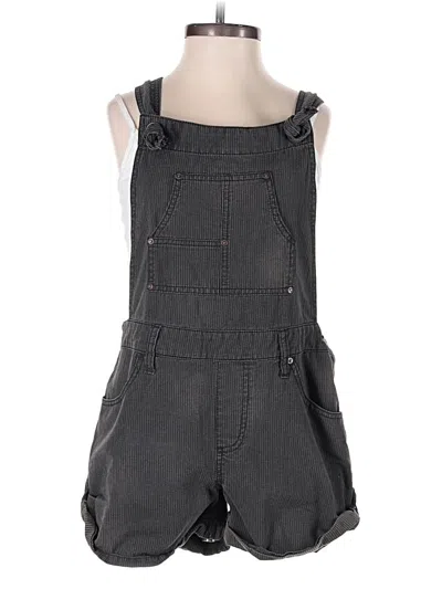 Pre-owned Free People Overall Shorts In Gray
