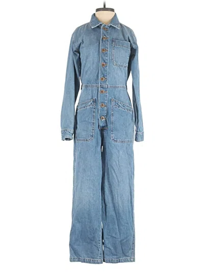 Pre-owned Free People Overalls In Blue