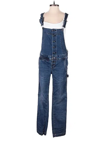 Pre-owned Free People Overalls In Blue