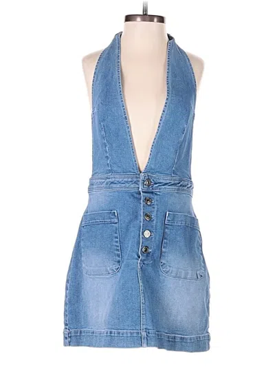 Pre-owned Free People Overalls In Blue