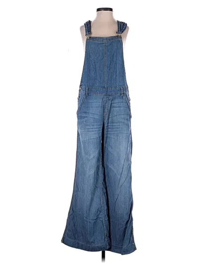 Pre-owned Free People Overalls In Blue