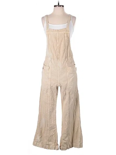 Pre-owned Free People Overalls In Gold