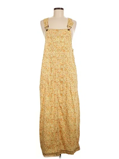 Pre-owned Free People Overalls In Yellow