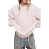 Free People Palm Springs Mock Neck Cotton Fleece Sweatshirt In Multi