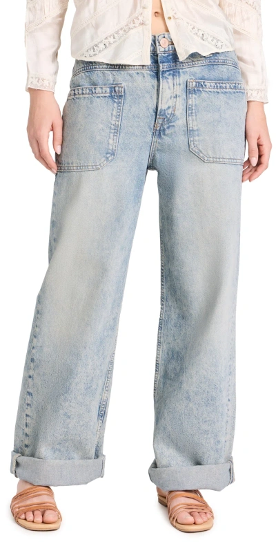 Free People Palmer Cuffed Jeans La La Land