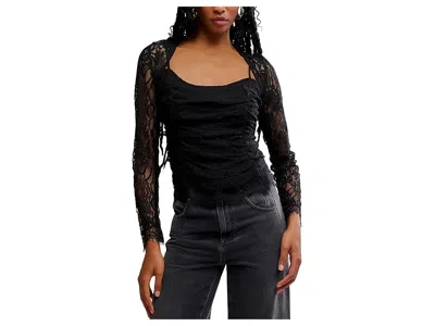 Free People Paloma Lace Top In Black