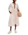 Free People Pappiet Midi Dress In Femme Combo